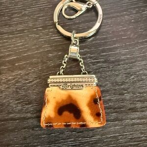 Brighton cheetah/leopard retired Key Holder keyfob